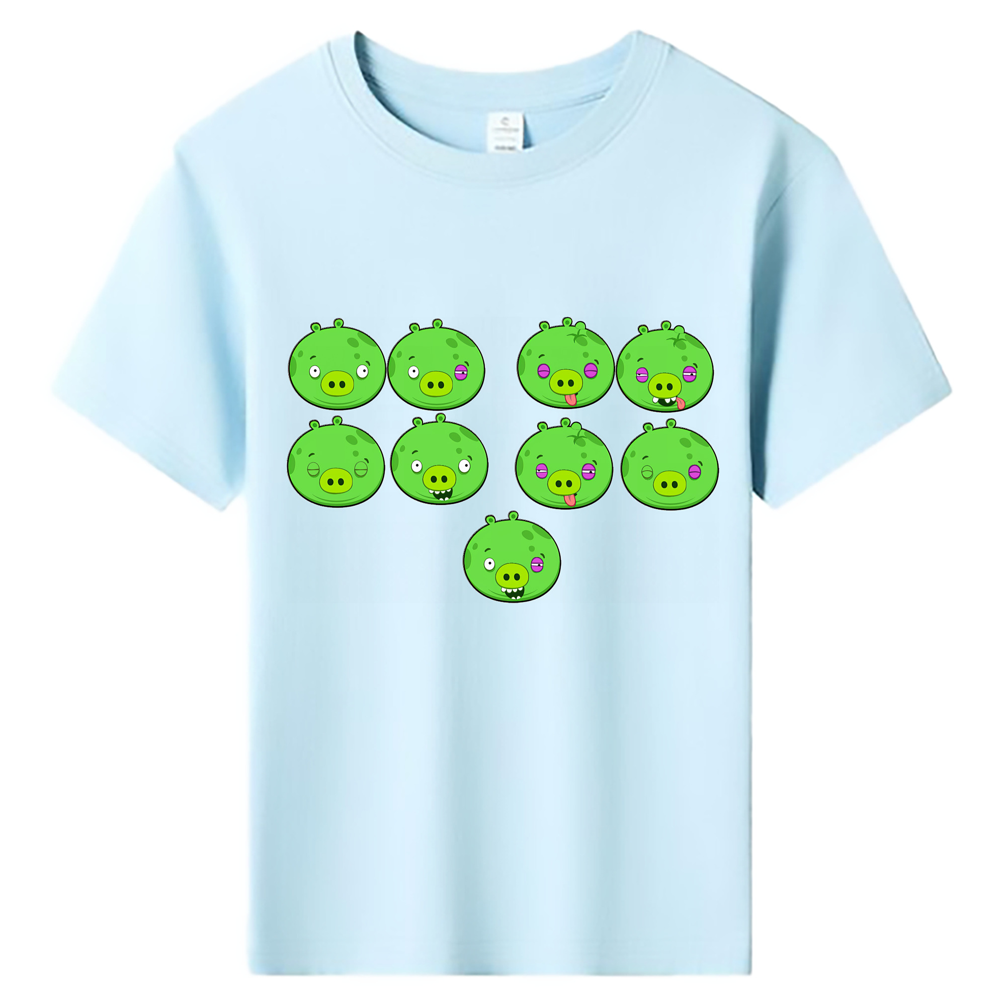 （画像用） Angry Birds アングリーバード 綿100％キッズTシャツ（フロントプリント）
